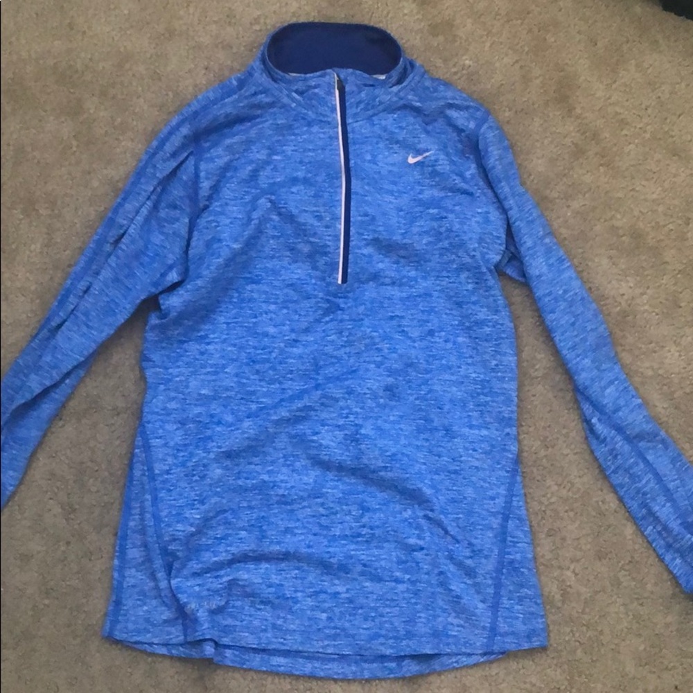 Blue Nike quarter-zip